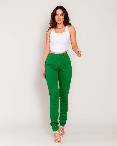 Calça Feminina Intermediaria Basica  22185 Verde