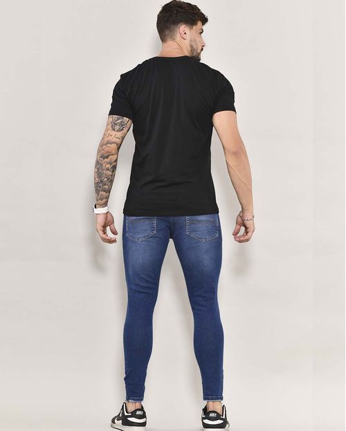 Calça Jeans Masculina Super Skinny  22282 Escura