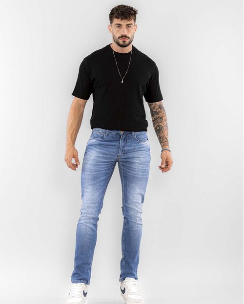 Calça Jeans Masculina Slim Fit 22266 Média
