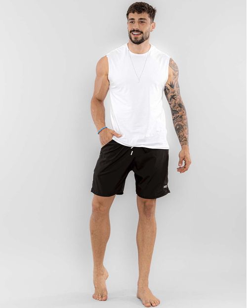 Bermuda Masc Esportiva com Cordão 90104 Preto