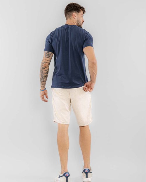 Bermuda Masculina Chino Linho com Cordão 21632 Linho