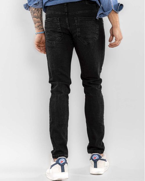 Calça Jeans Masculina Slim Fit  22428 Preto