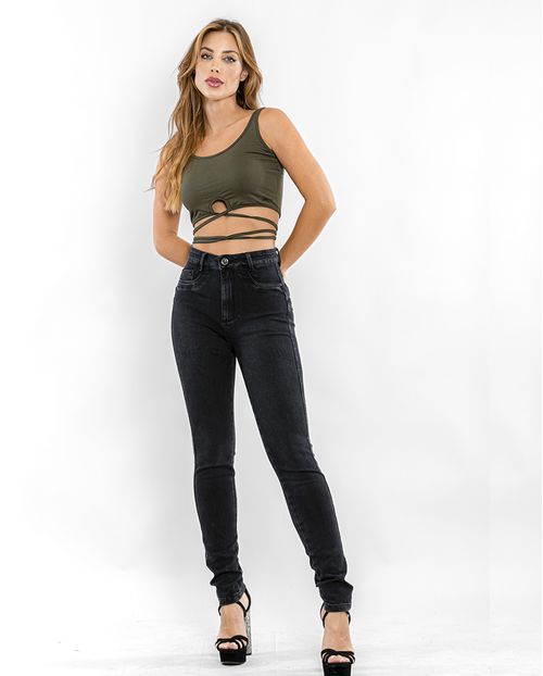 Calça Feminina Hot Fair Preto Bielastico Extreme Power   22335 Preto