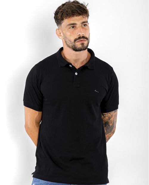 Camisa Masculina Polo Consciência 80049 Preto