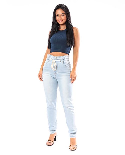 Calça Jeans Feminina Rope com Elastano  02405 Ice