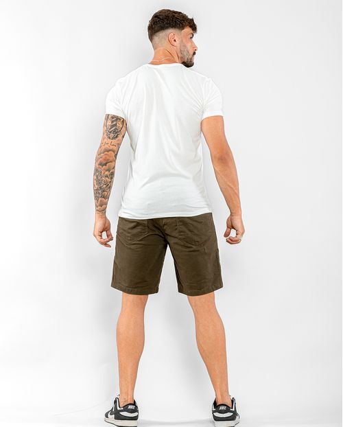 Bermuda Masculina Color 22600 Verde Militar