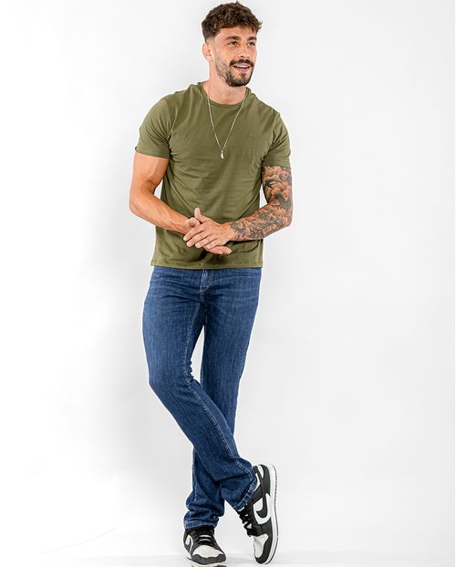 Calça Jeans Masculina Slim Fit 22516 Escura