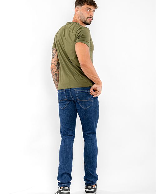 Calça Jeans Masculina Slim Fit 22516 Escura