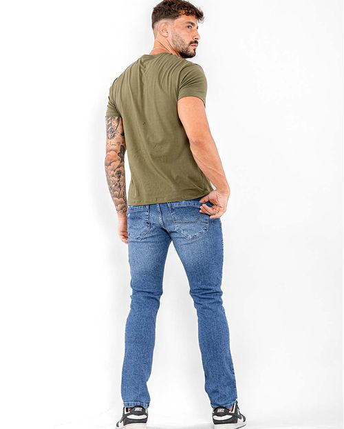 Calça Jeans Masculina Slim Fit 22533 Escura