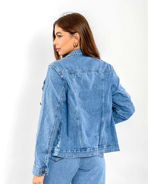 Jaqueta Jeans Feminina Rider 21761 Média