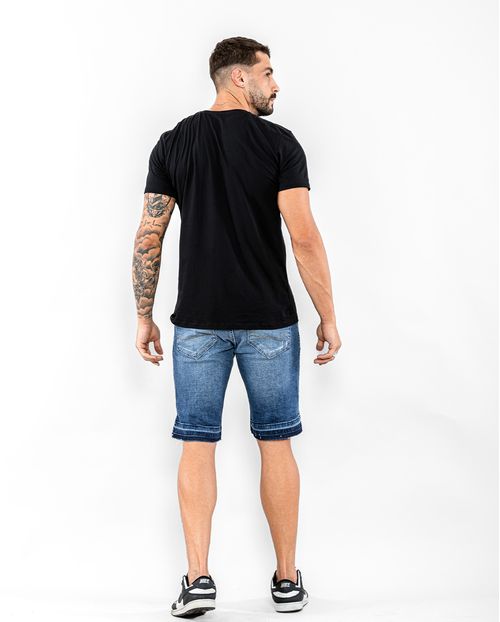 Bermuda Masc com Rasgos - Man Style 21160 Unica