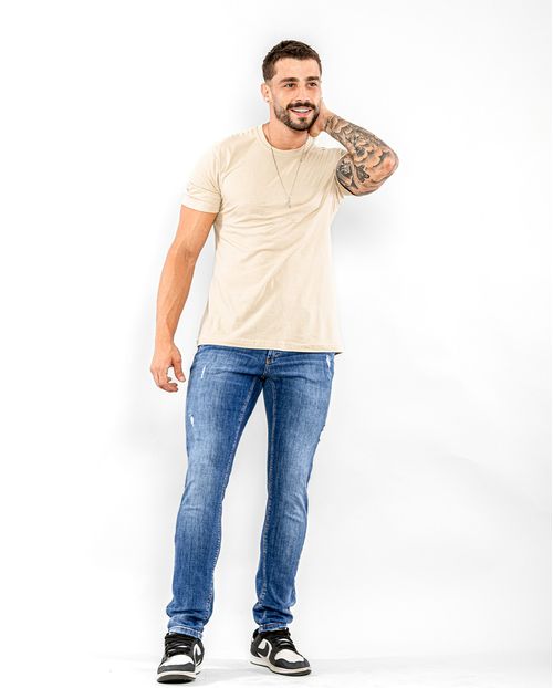 Calça Jeans Masculina Slim Fit 22515 Escura