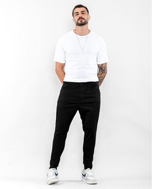 Calça Masculina Skinny Basica 22565 Preto
