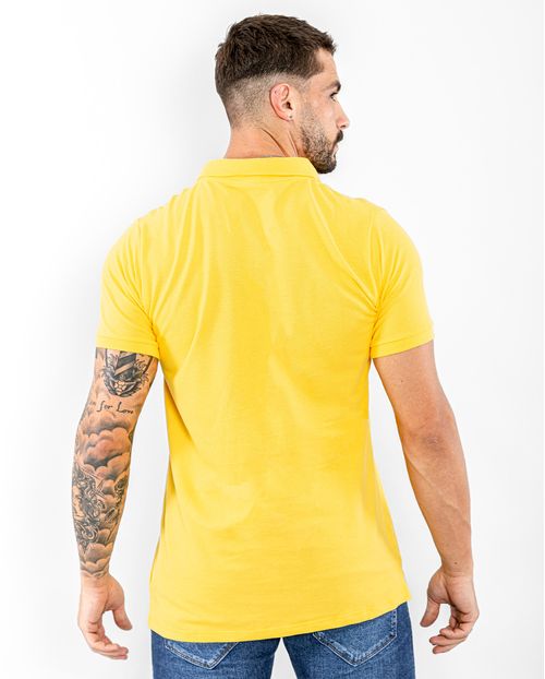Camisa Masculina Polo Consciência 80049 Amarelo