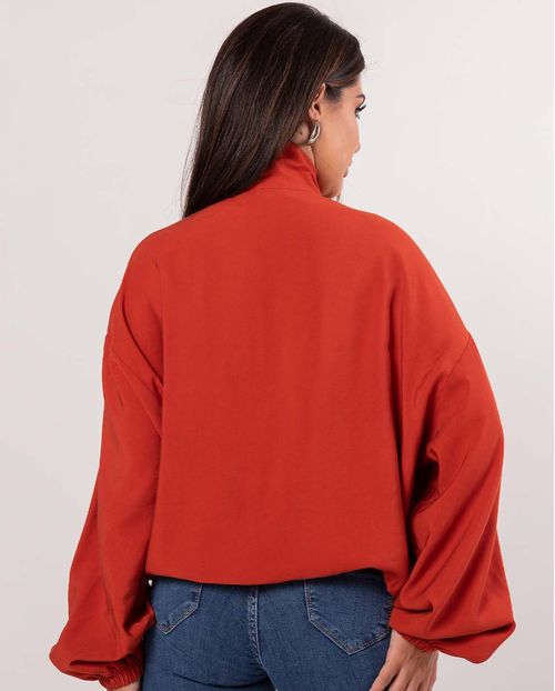Jaqueta Viscose Bomber Feminina 90229 Coral