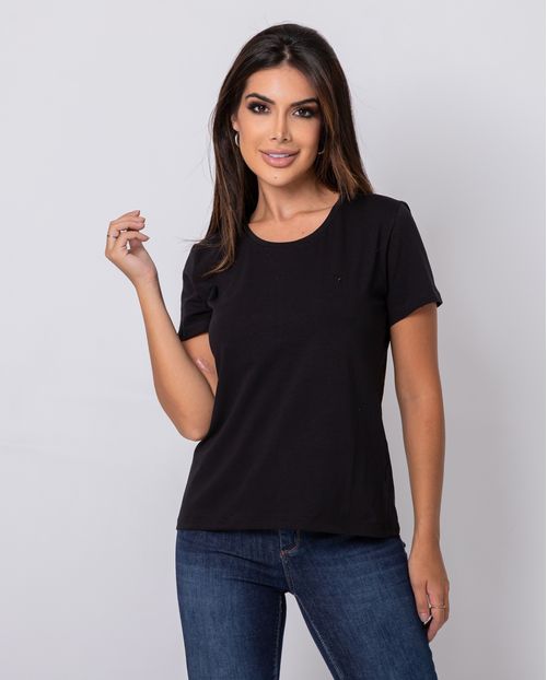 T-Shirt Basica  Consciência  90103 Preto