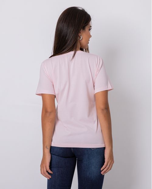 T-Shirt Basica  Consciência  90103 Rosa