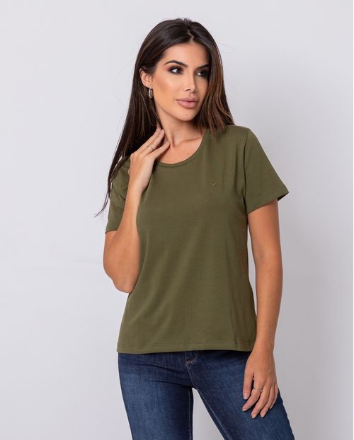 T-Shirt Basica  Consciência  90103 Verde