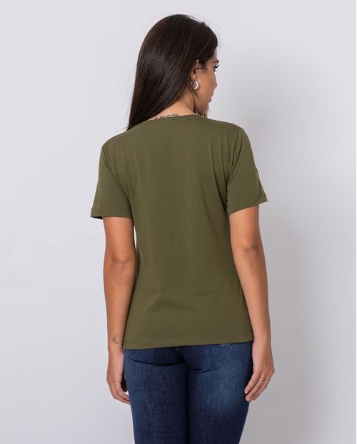 T-Shirt Basica  Consciência  90103 Verde