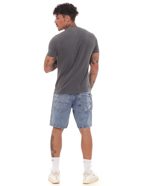 Bermuda Jeans Masculina  22277 Média