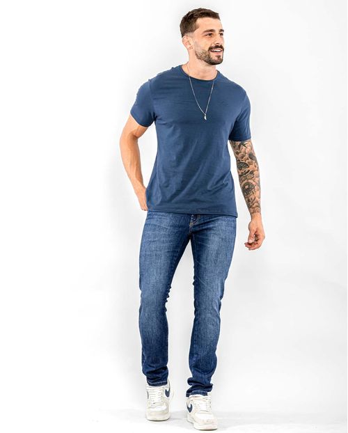 Calça Jeans Masculina Slim Fit 22698 Escura