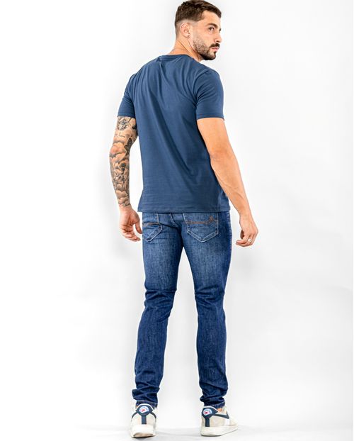 Calça Jeans Masculina Slim Fit 22698 Escura