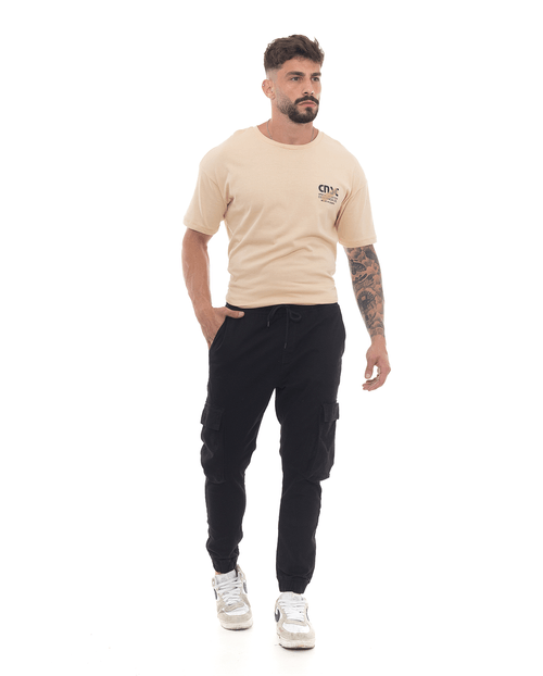 Calça Jogger  Masculino Preta  21874 Preto