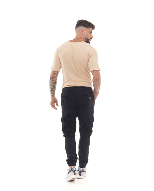Calça Jogger  Masculino Preta  21874 Preto