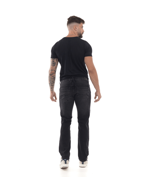 Calça Jeans Slim Fit Masculina 22171 Preto