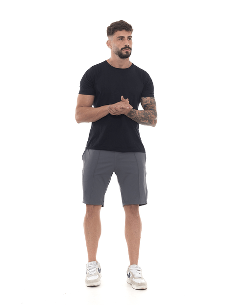 Bermuda Esportiva Masculina Consciência 90110 Cinza