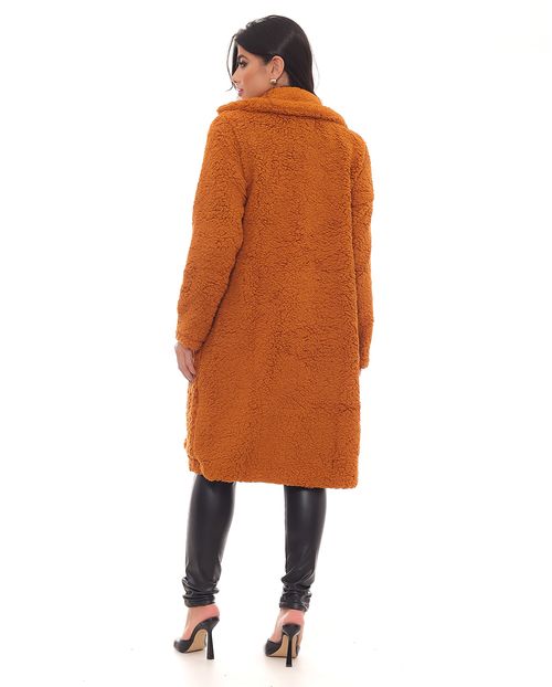 Sobretudo Pelo Sintetico Teddy Feminino 22702 Tamara