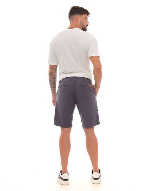 Bermuda Sarja Masculina Chino Básica 22939 Chumbo