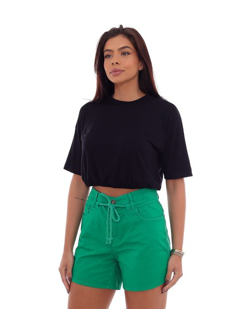 Bermuda Feminina Meia Coxa Rope   22385 Verde