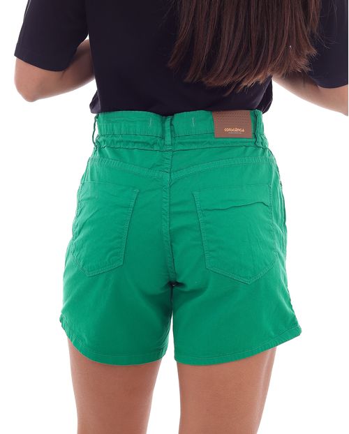 Bermuda Feminina Meia Coxa Rope   22385 Verde