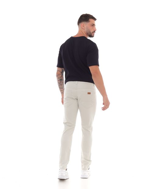 Calça Sarja Masculina Slim Fit Básica 22191 Gelo