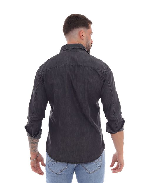 Camisa Sarja Masculina Básica 23301 Vintage