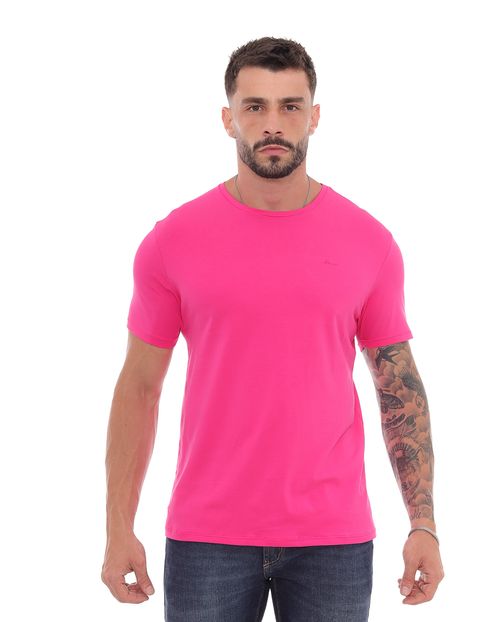 Camiseta de Algodão Egípcio Masculina Básica 90102 Pink