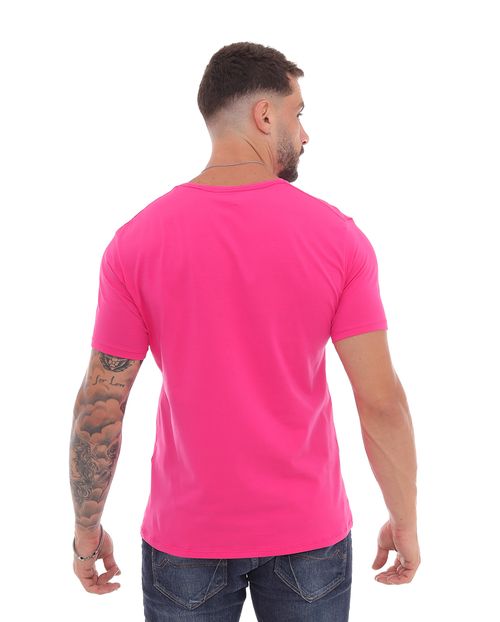 Camiseta de Algodão Egípcio Masculina Básica 90102 Pink
