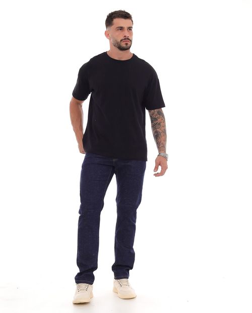 Calça Jeans Slim Fit Masculina Básica 22786 Escura