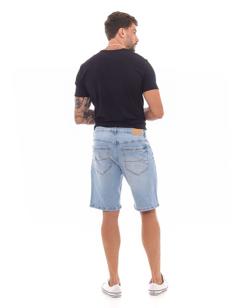 Bermuda Jeans Masculina com Elastano Básica 23464 Clara