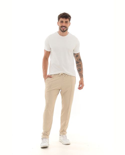 Calça Masculina Poliamida Consciência 90109 Bege