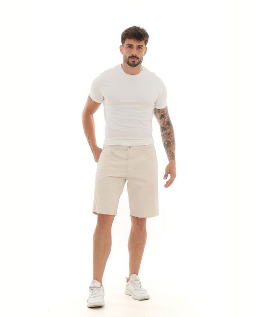 Bermuda Masculina Color 23543 Linho