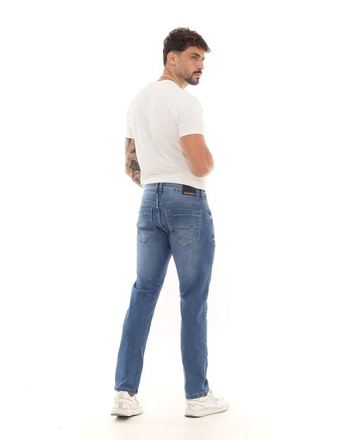 Calça Jeans Slim Fit Masculina Básica 23595 Média