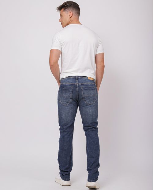 Calça Jeans Slim Fit Masculina com Elastano Básica 23789 Vintage