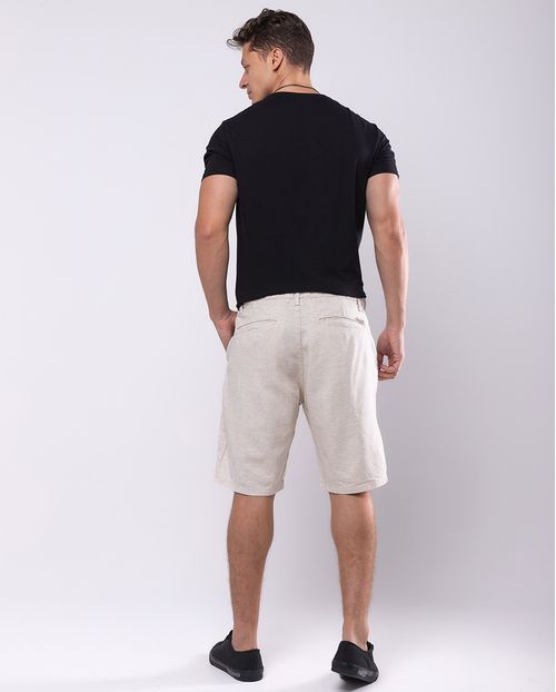 Bermuda Linho Chino Masculina com Cordão 23979 Linho
