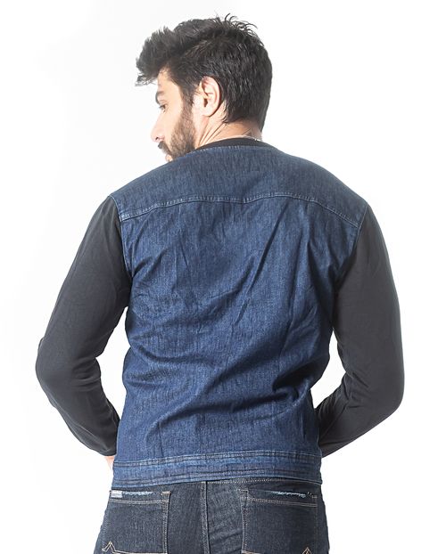 Jaqueta Bomber Masculina com Manga Moletom Unica