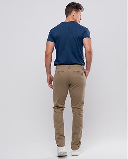 Calça Chino Masculina 11000 Caramelo