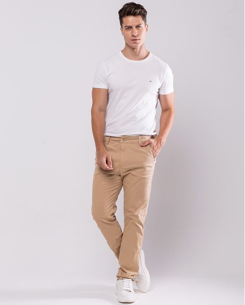 Calça Chino Masculina 11000 Capuccino