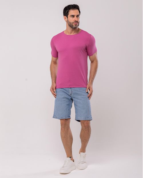 Bermuda Jeans Masculina Slim Fit 24359 Sky Claro