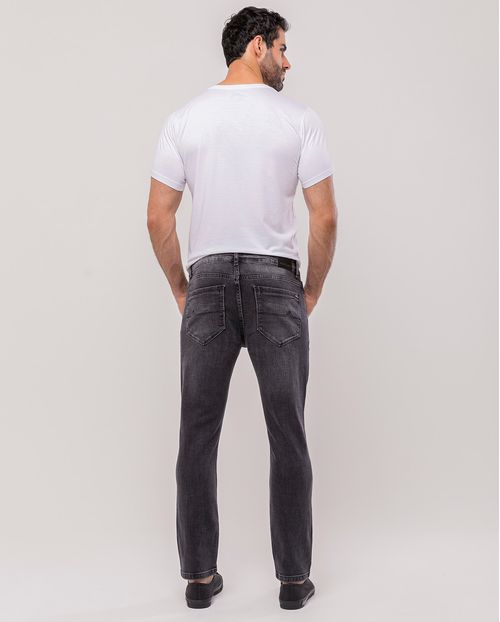 Calça Jeans Masculina Slim Fit Detalhe Bolso 24488 Vintage